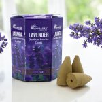 Aromatika Vonné kužele - Tekoucí Dým - Levandule – Zbozi.Blesk.cz