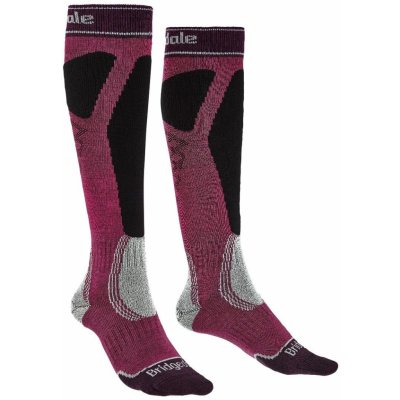 Bridgedale ski Easy On merino Endurance Women’s graphite/purple – Hledejceny.cz