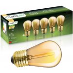 Lumiled 5-PAK LED žárovka LED E27 ST14 1,3W = 10W 2200K Teplá bílá 110lm Filament do Girlandy – Hledejceny.cz