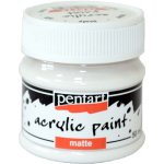 Pentart Akrylová barva matná 50 ml BÍLÁ – Zbozi.Blesk.cz