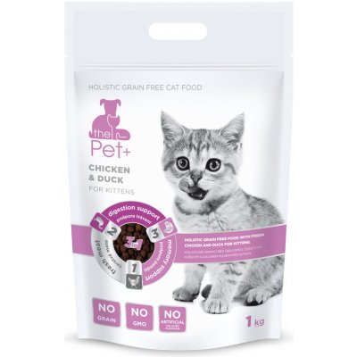 thePet+ 3in1 cat CHICKEN & DUCK Kittens 1 kg