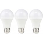 NEDIS LED žárovka E27/ A60/ 8 W/ 220 V/ 806 lm/ 2700 K/ teplá bílá/ matná/ 3 kusy – Zboží Mobilmania