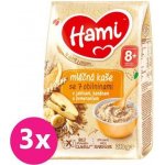 Hami Mléčná kaše se 7 obilninami jablko banán pomeranč 3 x 210 g – Zboží Dáma