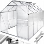 TecTake 402476 bez základny 250 x 185 x 195 cm hliník – Zboží Dáma