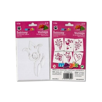 Magic papírové šablony sada K Jaro – Sleviste.cz