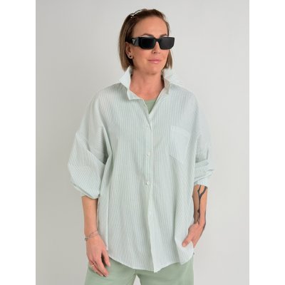 Voga Móda košile SHADOW Světle modrá – Zboží Mobilmania