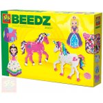 SES CREATIVE Kreativní set korálky zažehlovací 2100ks koně a princezny 06216 – Hledejceny.cz
