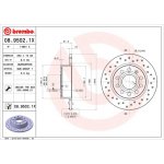 Brzdový kotouč BREMBO 08.9502.1X – Zbozi.Blesk.cz