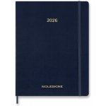 Moleskine Essential Vegea A4 týdenní 2026 modrý – Zboží Mobilmania