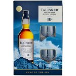 Talisker 10y 45,8% 0,7 l (dárkové balení 2 sklenice) – Sleviste.cz