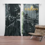 Závěsy CS:GO Voják 1: 2 ks - 140x250 cm - Sablio – Hledejceny.cz