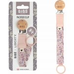 Bibs x Liberty klip na dudlík z Bio bavlny blush – Zboží Dáma