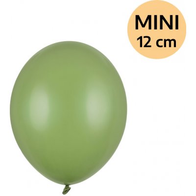 PartyDeco Balonek latex zelený rozmarýnový pastelový 30 cm – Hledejceny.cz