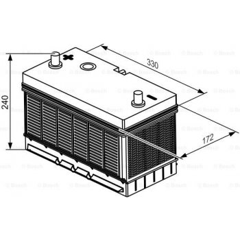 Bosch T3 12V 105Ah 800A 0 092 T30 520