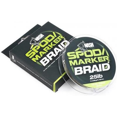 Nash Spod and Marker Braid Lo-Viz Green 300m 0,18mm 25lb 11,3kg – Hledejceny.cz