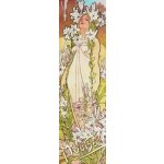 Záložka Alfons Mucha Lilie – Sleviste.cz