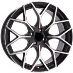 Racing Line B1449 7,5x17 3x112 ET25 matt black polished – Hledejceny.cz