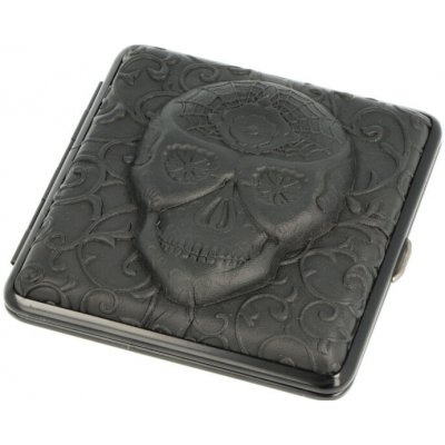 Angelo Skull cigaretové pouzdro černé I. 20 cigaret – Zboží Mobilmania