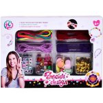 Korálky dřevo 72ks 20cm na dřevěném stojánku – Sleviste.cz