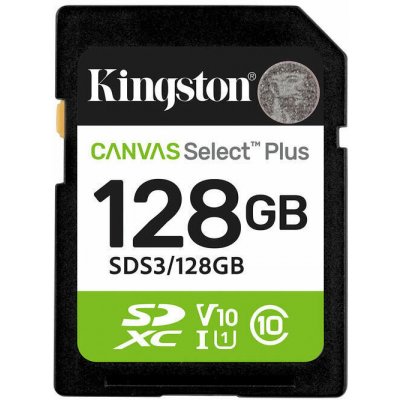Kingston 128GB SDXC Canvas Plus SDS3/128GB – Zbozi.Blesk.cz