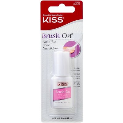 Kiss My Face Brush-On Nail Glue Lepidlo na nehty 5 g – Zbozi.Blesk.cz