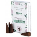 Stamford Rostlinné vonné kužely tekoucí dým Violet Lilly 12 ks – Hledejceny.cz