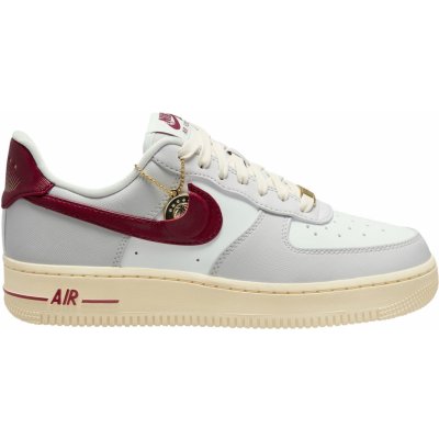 Nike Air Force 1 Low '07 SE Just Do It Photon Dust Team red