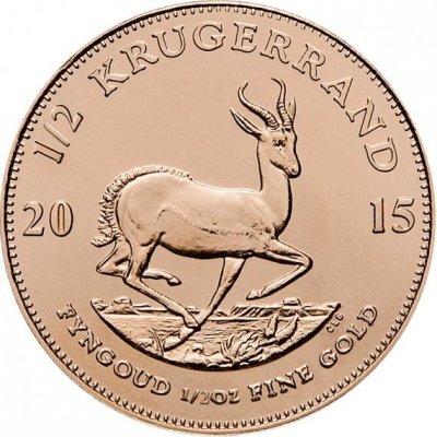 South African Mint Krugerrand Zlatá mince Südafrika 1/2 oz