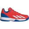 Dětské tenisové boty adidas courtflash all court JR červená
