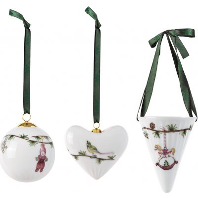 Vánoční ozdoby Hammershoi Christmas set 3 ks Kähler – Hledejceny.cz