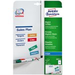 Avery Zweckform Etikety s magnetem potisknutelné pro inkoust 50 x 140 mm bílé J8875-5 – Zboží Mobilmania