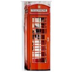STANDOM Shrnovací dveře plastové plné s potiskem Telefonní budka 83 cm, 201,5 cm – Hledejceny.cz