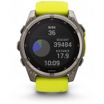 Garmin Fenix 8 51mm Sapphire Solar Titanium Bright Yellow/Graphite 010-02907-21 – Zboží Živě