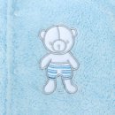 Kojenecká kombinéza New Baby Zimní kombinézka Nice Bear modrá
