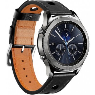 BStrap Leather Italy řemínek na Huawei Watch GT3 46mm, black SSG009C0111
