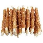 For Dogs and Cats Tyčinka z buvolí kůže s kuřecím masem 250 g – Zboží Dáma