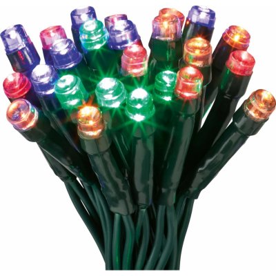 VLC LED světelný řetěz 20 x LED RGB IP44 černý 1,72 m – Hledejceny.cz