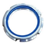 Matice 12x1 s vložkou ZN GUK Matice pojistná kruhová se zářezy a polyamidovou vložkou, zinek – Zbozi.Blesk.cz