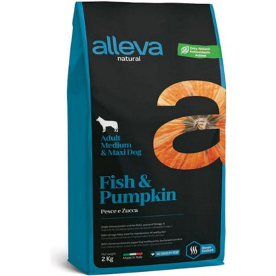 Alleva Natural Adult Medium / Maxi Fish and Pumpkin 2 kg