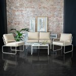 Patio Zahradní sedací souprava Nefryt Ecru 463986 – Hledejceny.cz