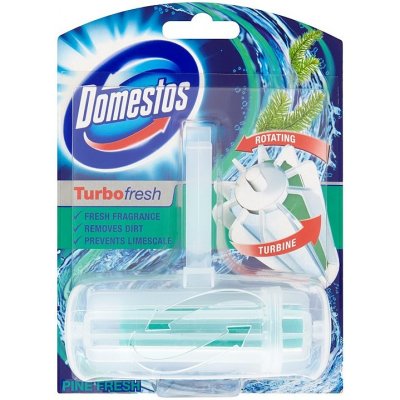 Domestos Turbo Fresh rotační tuhý WC blok Pine Fresh 38 g