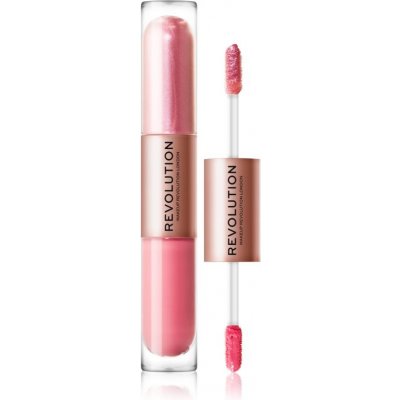 Makeup Revolution Double Up tekuté oční stíny 2 v 1 Blissful Pink 2 x 2,2 ml – Zboží Mobilmania