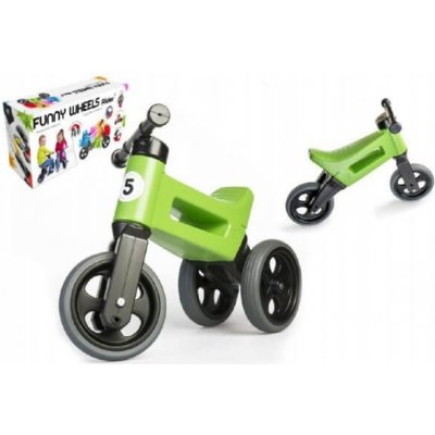 Teddies zelené FUNNY WHEELS 2v1 nastavitelná 28/31cm – Zbozi.Blesk.cz