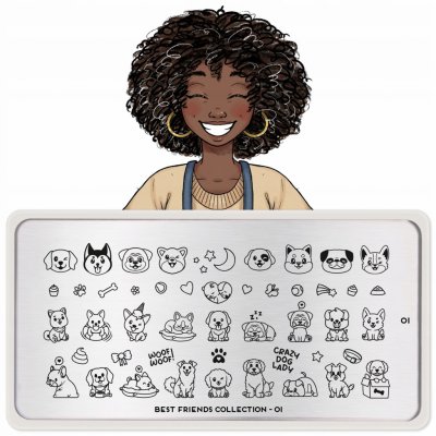 Image destička MoYou Best Friend 01 – Zboží Dáma