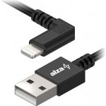AlzaPower APW-CBMFI0191B 90Core USB-A to Lightning MFi, 1m, černý – Zboží Mobilmania