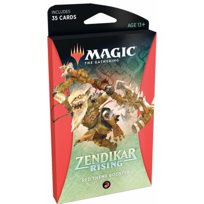 Wizards of the Coast Magic The Gathering Zendikar Rising Theme Booster Red – Zboží Mobilmania