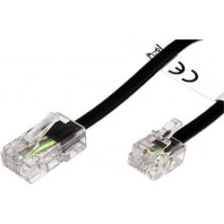 Goobay 11.92.9856 telefonní RJ45 - RJ11, 6m, černý