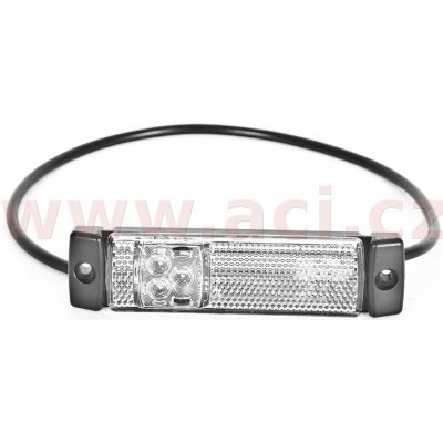 ACI Poziční světlo bílé s 50 cm kabelem 12/24 V (3 LED diody) TRUCK L=P – Hledejceny.cz