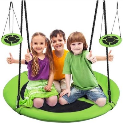 Malatec 23514 Houpačka Čapí hnízdo 100 cm zelenočerná – Zboží Mobilmania
