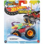 Hot Wheels Monster Trucks Colour Shifter Scorpedo – Zboží Dáma